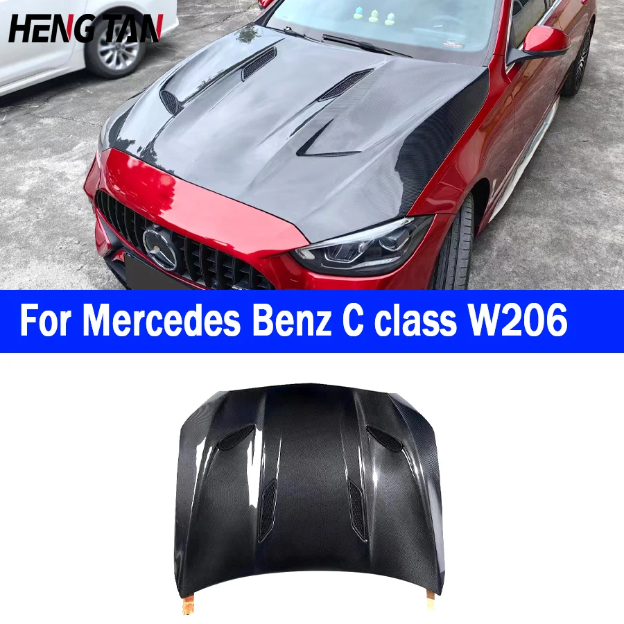 For Mercedes Benz C class W206 Carbon Fiber Car Front Bumper Engine Cover Hood Bonnet Vent Parts Upgrade Body kit
For Mercedes Benz C class W206 Carbon Fiber Car Front Bumper Engine Cover Hood Bonnet Vent Parts Upgrade Body kit