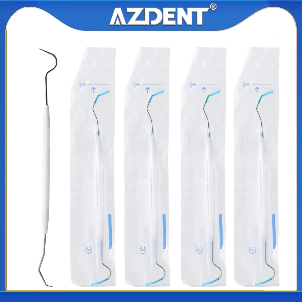 5 шт. Azdent стоматолог чистка зубов гигиена исследователь зонд крючок выбор стоматологов инструменты инструмент для чистки зубов
5 шт. Azdent стоматолог чистка зубов гигиена исследователь зонд крючок выбор стоматологов инструменты инструмент для чистки зубов