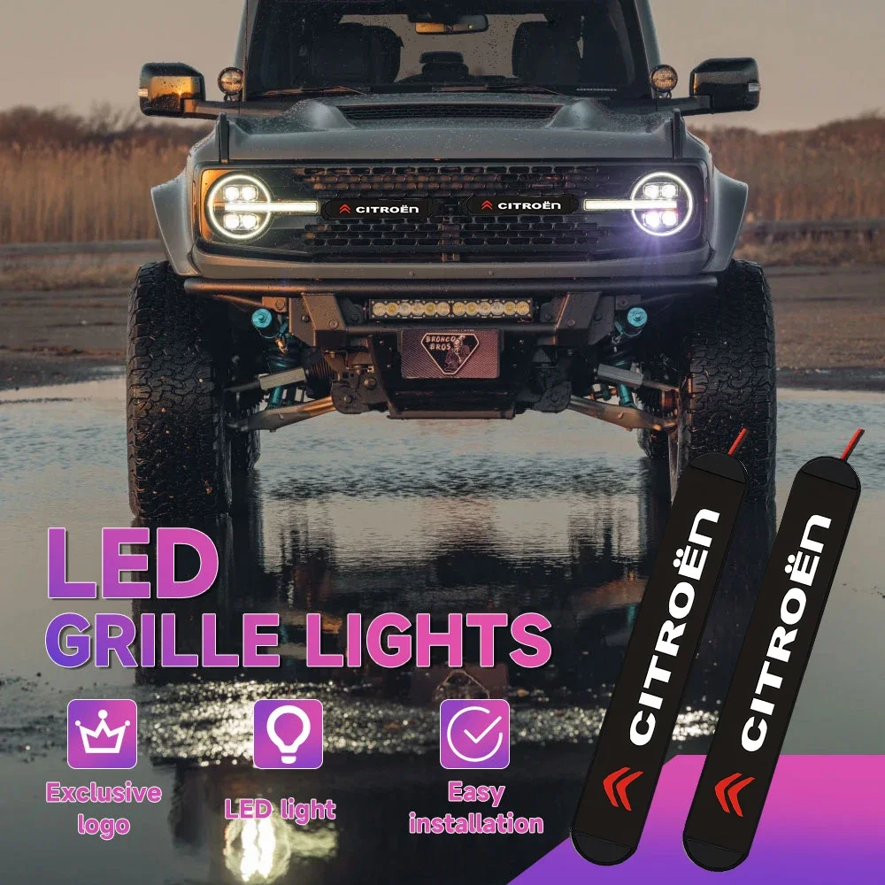 LED Mid-Net Clip Daytime Running Warning Light Auto Accessories For Citroen C1 C3 C4 C5 C6 2CV VTS Picasso Cross Cactus RD3 C4L
LED Mid-Net Clip Daytime Running Warning Light Auto Accessories For Citroen C1 C3 C4 C5 C6 2CV VTS Picasso Cross Cactus RD3 C4L