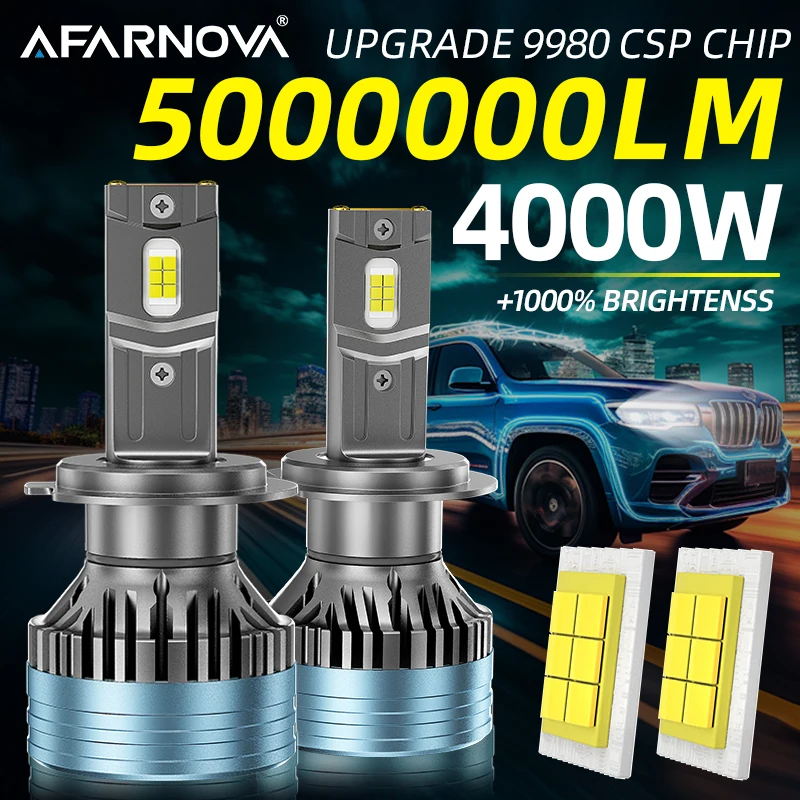 5000000LM 4000W H7 H11 Led Headlight High Power Canbus H4 H1 H3 9005 HB3 9006 HB4 9012 H13 880 Turbo Fan Auto 6500K Fog Lamp 12V
5000000LM 4000W H7 H11 Led Headlight High Power Canbus H4 H1 H3 9005 HB3 9006 HB4 9012 H13 880 Turbo Fan Auto 6500K Fog Lamp 12V