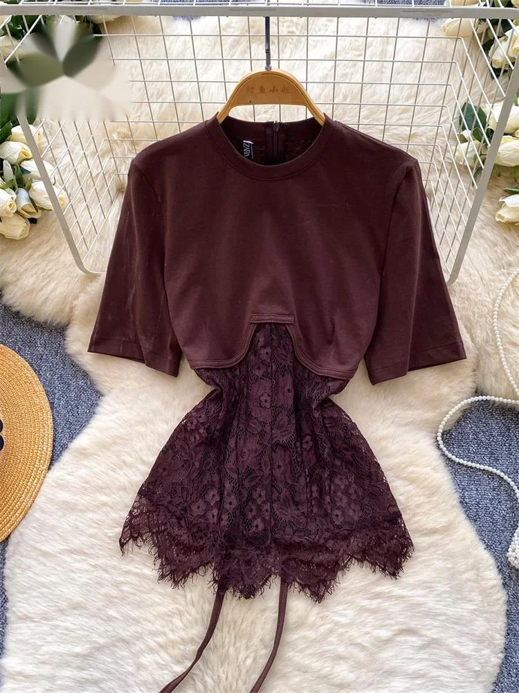 Lace Office Lady Blouse Korean O Neck Zipper Design Splice Slim Fashion Top Women Summer Lace Up Simple Workwear Shirt
Lace Office Lady Blouse Korean O Neck Zipper Design Splice Slim Fashion Top Women Summer Lace Up Simple Workwear Shirt