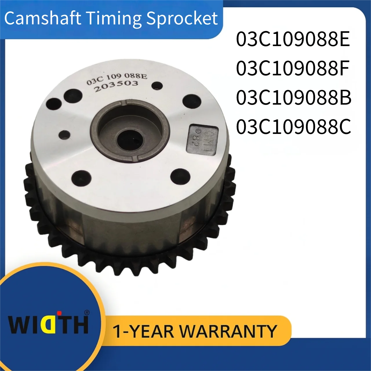 03C109088E 03C109088F 03C109088B 03C109088C Camshaft Timing Sprocket for VW Audi Skoda Seat 1.4 1.6 Engine 2008-2018
03C109088E 03C109088F 03C109088B 03C109088C Camshaft Timing Sprocket for VW Audi Skoda Seat 1.4 1.6 Engine 2008-2018
