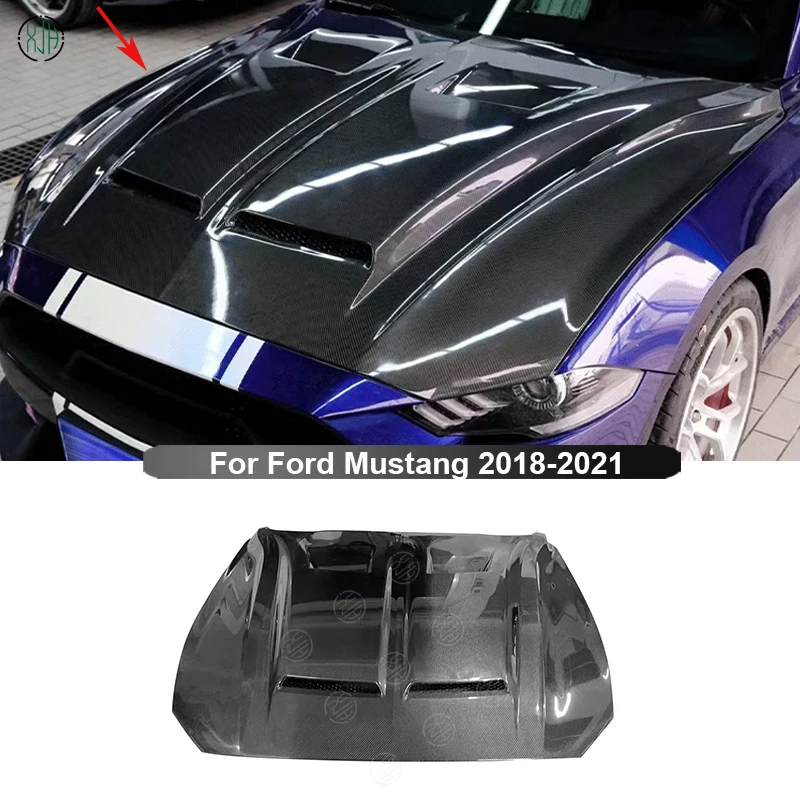 Carbon Fiber For Ford Mustang 2018-2021 Car Front Bumper Engine Hood Bonnet Vent Cover Parts Upgrade Body kit
Carbon Fiber For Ford Mustang 2018-2021 Car Front Bumper Engine Hood Bonnet Vent Cover Parts Upgrade Body kit