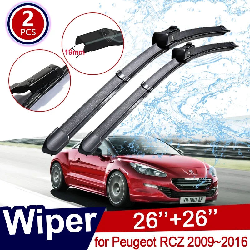 For Peugeot RCZ 2009~2016 Front Windshield Windscreen Wipers Car Wiper Blade Car Accessories 2010 2011 2012 2013 2014 2015
For Peugeot RCZ 2009~2016 Front Windshield Windscreen Wipers Car Wiper Blade Car Accessories 2010 2011 2012 2013 2014 2015