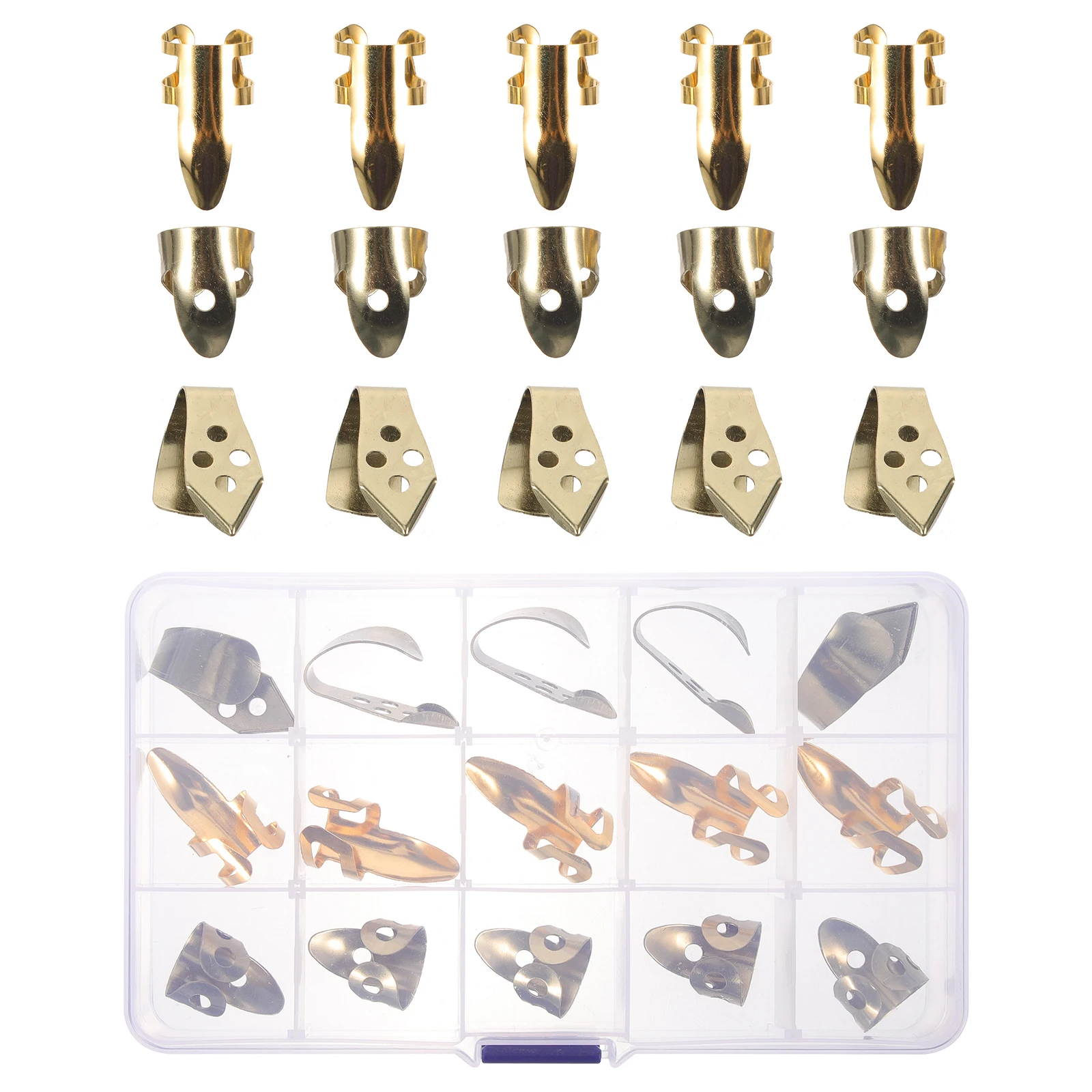 1 set Guitar Practical Finger Picks Cots Banjo Thumb Picks Gold Metal Protector for Acoustic Classical Players Accessories
1 set Guitar Practical Finger Picks Cots Banjo Thumb Picks Gold Metal Protector for Acoustic Classical Players Accessories