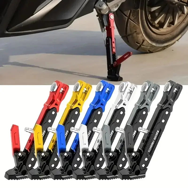 Aluminum Alloy Motorcycle Adjustable Side Support, Adjustable Frame, Parking Footrest, Motorcycle Modification Accessories
Aluminum Alloy Motorcycle Adjustable Side Support, Adjustable Frame, Parking Footrest, Motorcycle Modification Accessories