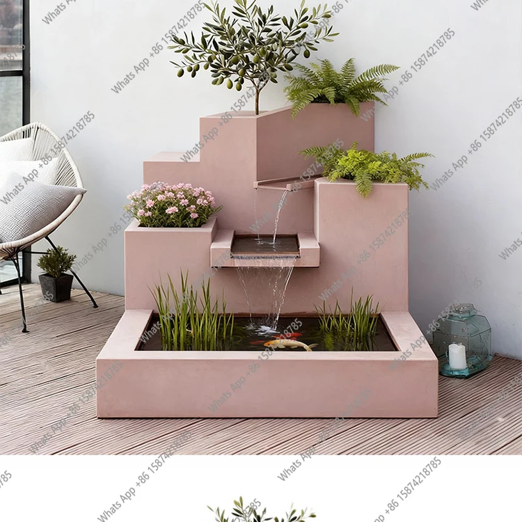 Simple modern flower box floor-to-ceiling multi-layer stepped water feature decorative flower bed
Simple modern flower box floor-to-ceiling multi-layer stepped water feature decorative flower bed