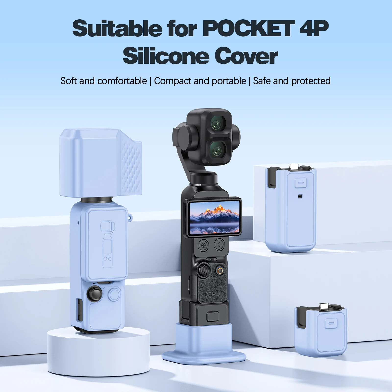 Soft Silicone Protective Skin Cover For DJI Pocket 4 Pro Anti-Scratch Shockproof Camera Body Sleeve Camera Accessories
Soft Silicone Protective Skin Cover For DJI Pocket 4 Pro Anti-Scratch Shockproof Camera Body Sleeve Camera Accessories