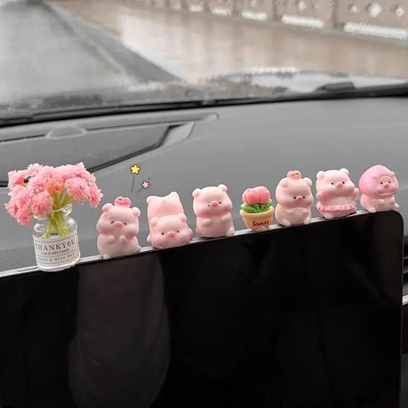 Cute Peach Pig Car Decor Stress Relief Ornament New Car Interior Dashboard Accessories 
Cute Peach Pig Car Decor Stress Relief Ornament New Car Interior Dashboard Accessories