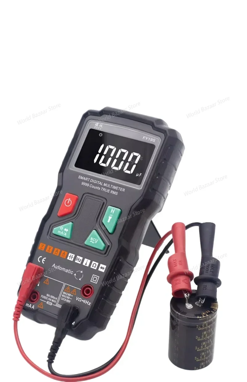 Высокоскоростной интеллектуальный мультиметр, цифровой высокоточный полностью автоматический электрик, профессиональный мультиметр с цветным экраном
Высокоскоростной интеллектуальный мультиметр, цифровой высокоточный полностью автоматический электрик, профессиональный мультиметр с цветным экраном