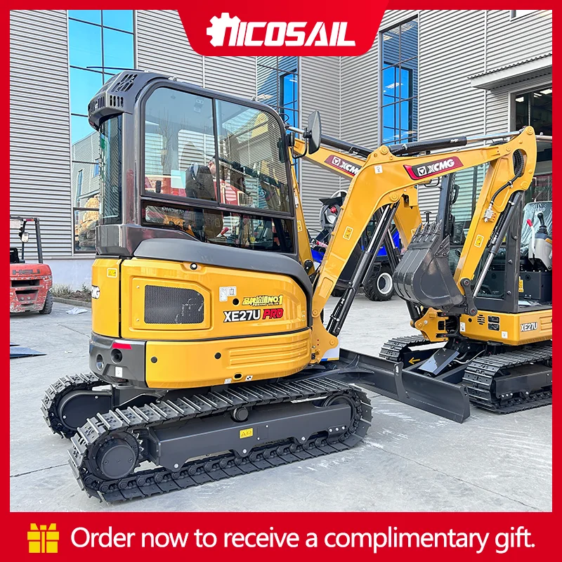 Nicosail Mini Crawler Excavator With Cabin Diesel Tractor 3 ton Hydraulic Compact Excavators 2.7 ton Mini Bagger Construction Ma
Nicosail Mini Crawler Excavator With Cabin Diesel Tractor 3 ton Hydraulic Compact Excavators 2.7 ton Mini Bagger Construction Ma