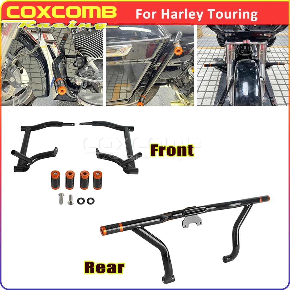 Engine Bumper Frame Falling Protector Motorcycle Crash Bar Saddlebag Tip-Over Bars For Road Glide FLTR Custom FLTRX Special CVO
Engine Bumper Frame Falling Protector Motorcycle Crash Bar Saddlebag Tip-Over Bars For Road Glide FLTR Custom FLTRX Special CVO