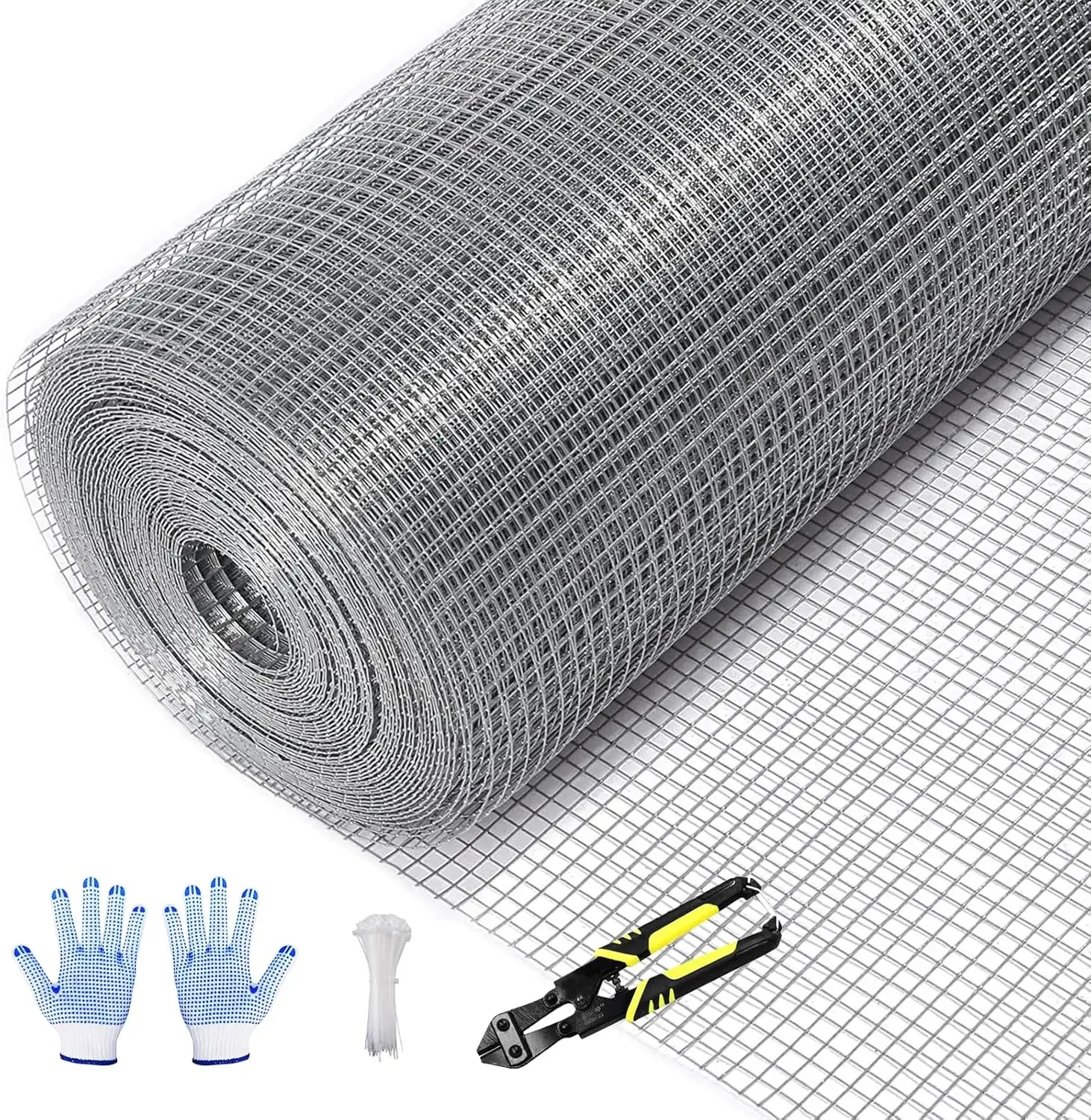 Galvanized 19 Gauge Welded Wire Roll Hardware Cloth 1 Inch Mesh Chicken Wire Fence Garden Fence Poultry Netting Rabbit Duck Chic
Galvanized 19 Gauge Welded Wire Roll Hardware Cloth 1 Inch Mesh Chicken Wire Fence Garden Fence Poultry Netting Rabbit Duck Chic