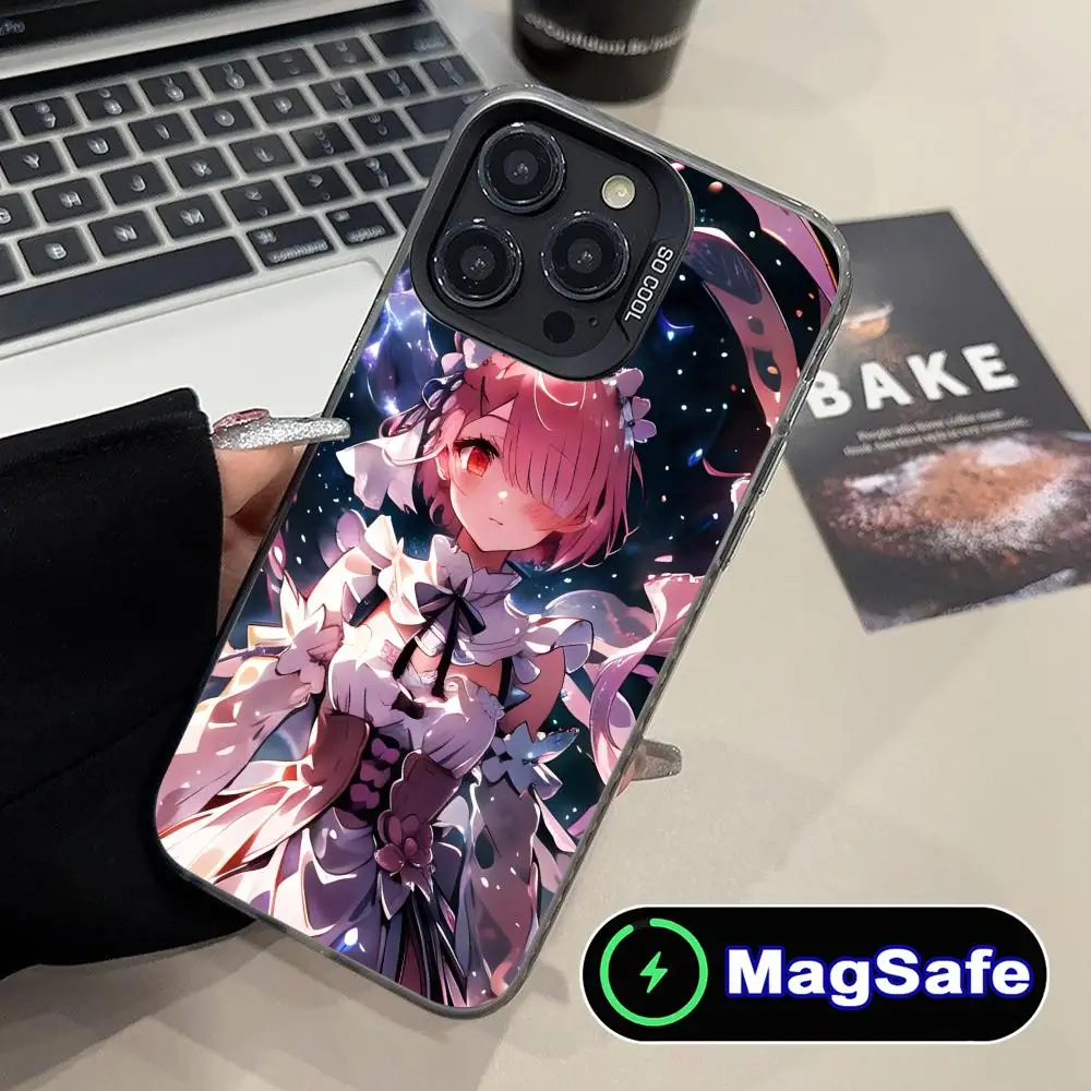 Чехол для мобильного телефона ReZero Ram Waifu для iPhone 17, 16, 15, 14, 13, 12, 11 Air Pro Max Plus MagSafe, полупрозрачный красочный чехол, красивый
Чехол для мобильного телефона ReZero Ram Waifu для iPhone 17, 16, 15, 14, 13, 12, 11 Air Pro Max Plus MagSafe, полупрозрачный красочный чехол, красивый