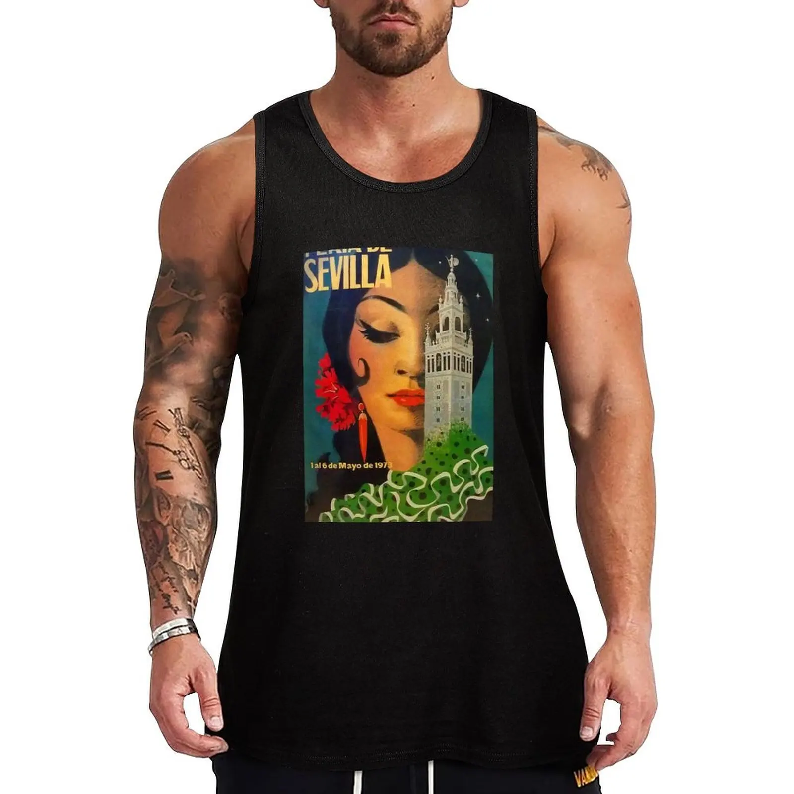 Feria de Sevilla Vintage Tank Top fashion 2025 man gym shirt man summer clothes man 2025
Feria de Sevilla Vintage Tank Top fashion 2025 man gym shirt man summer clothes man 2025
