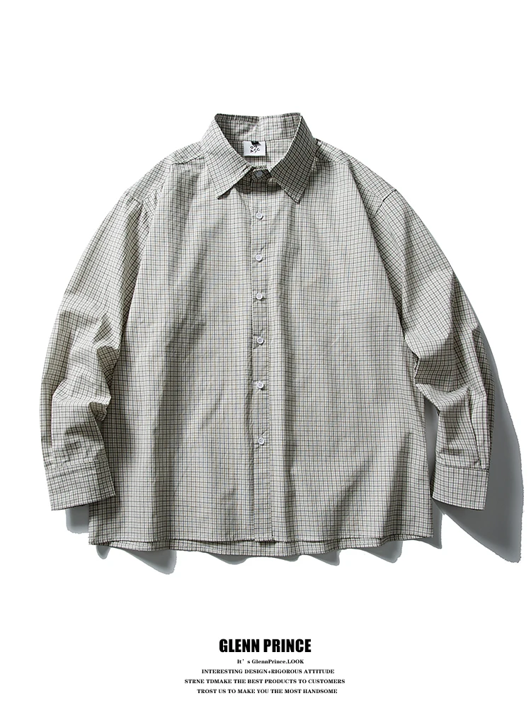 Cityboy Pure Cotton Plaid Long Sleeve Shirt Men's Artistic Commuter Shirt GPstudio Japanese Style Loose Fit Casual Shirt
Cityboy Pure Cotton Plaid Long Sleeve Shirt Men's Artistic Commuter Shirt GPstudio Japanese Style Loose Fit Casual Shirt