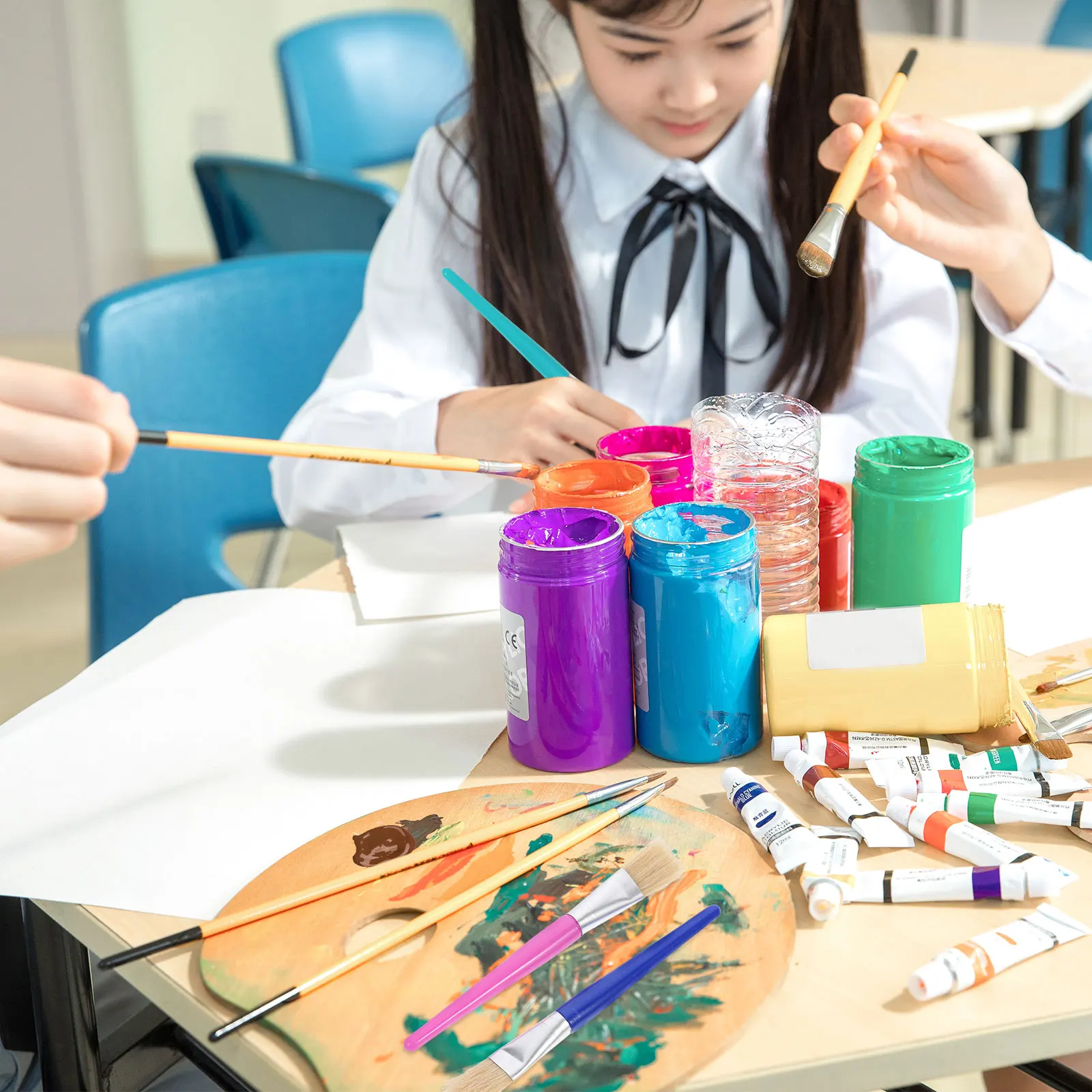 20pcs Kids Painting Brush Oil Painting Tool Colorful Paint Brush For Children Durable Bristle Easy Grip Handle Creative Graffiti
20pcs Kids Painting Brush Oil Painting Tool Colorful Paint Brush For Children Durable Bristle Easy Grip Handle Creative Graffiti