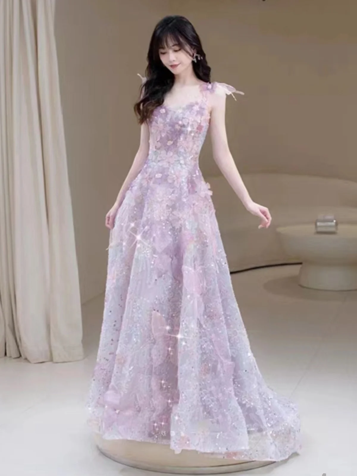 Elegant Long Birthday Dress Piano Girl Evening Gown Floral Print Luxury Minimalist Forest System Engagement Toast Hostess Dress
Elegant Long Birthday Dress Piano Girl Evening Gown Floral Print Luxury Minimalist Forest System Engagement Toast Hostess Dress