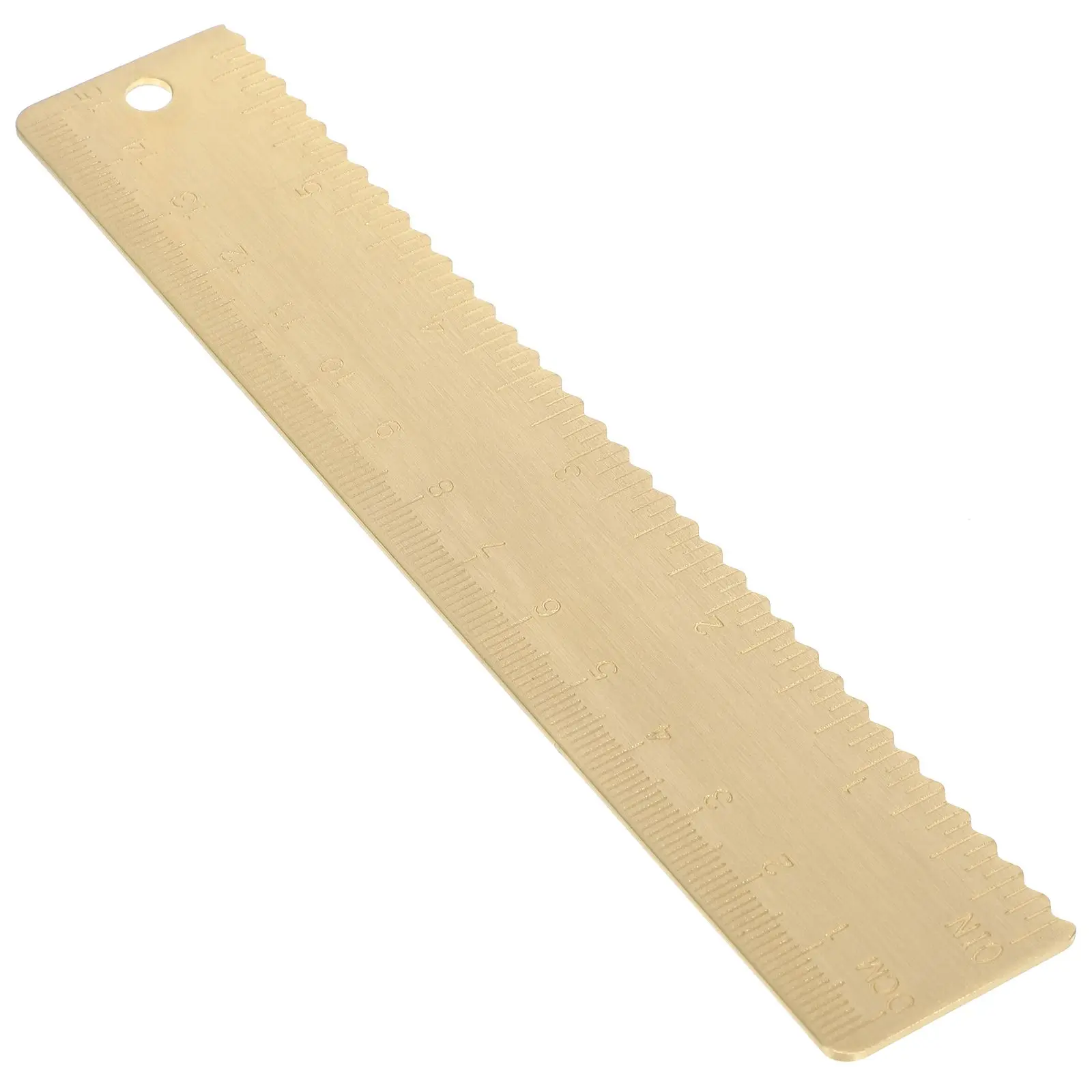 Brass Scale Ruler Straight Professional Wave Multi-functional Drawing Tool Compact Light Weight Portable Clear Number
Brass Scale Ruler Straight Professional Wave Multi-functional Drawing Tool Compact Light Weight Portable Clear Number