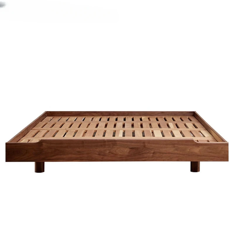 No bedside full solid wood tatami suspended small apartment double short bed
No bedside full solid wood tatami suspended small apartment double short bed