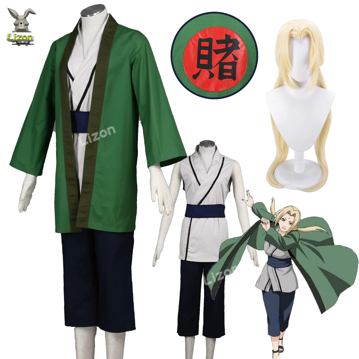 Anime Cosplay New Tsunade Cosplay Costume Halloween Green Kimono Women Sexy Cosplay Adult Child Size
Anime Cosplay New Tsunade Cosplay Costume Halloween Green Kimono Women Sexy Cosplay Adult Child Size