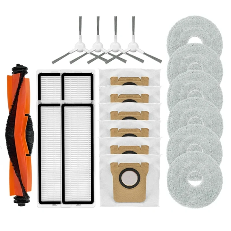 For Robot Vacuum X20 Plus / X20 + Robot Vacuum Cleaner Main Side Brush Hepa Filter Mop Cloth Dust Bag Accessories
For Robot Vacuum X20 Plus / X20 + Robot Vacuum Cleaner Main Side Brush Hepa Filter Mop Cloth Dust Bag Accessories