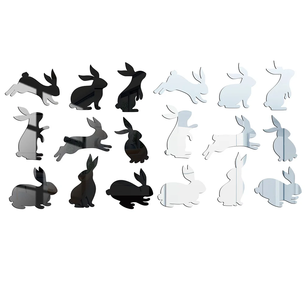2 Sets Mirror Bunny Sticker Easter Wall Stickers Adorable Decals Clings Rabbit Cartoon
2 Sets Mirror Bunny Sticker Easter Wall Stickers Adorable Decals Clings Rabbit Cartoon