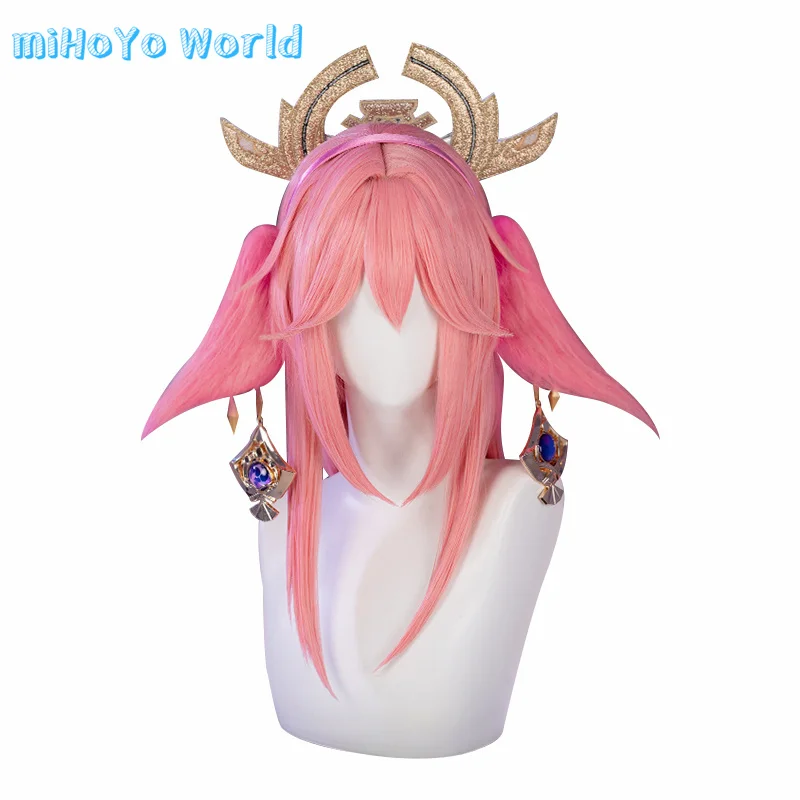 MiHoYo Game Genshin Impact Yae Miko Wig Fox Pink Long Part Mullet Hair Wig Human Use Hair Anime Cosplay Props Birthday Xmas Gift
MiHoYo Game Genshin Impact Yae Miko Wig Fox Pink Long Part Mullet Hair Wig Human Use Hair Anime Cosplay Props Birthday Xmas Gift