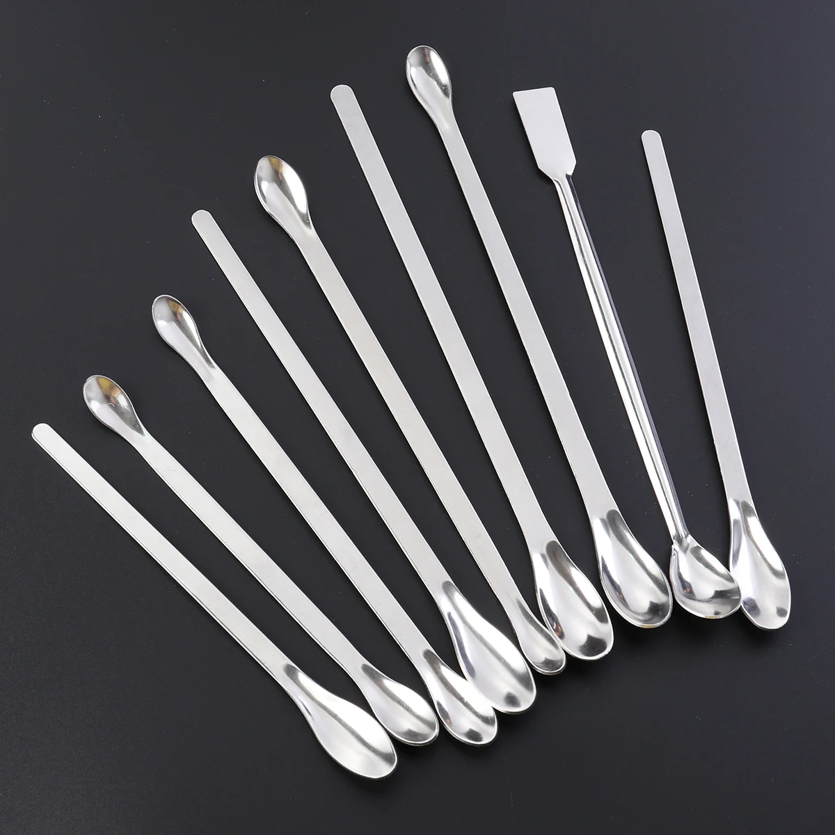9 in 1 Stainless Steel Thickened Sampling Lab Restaurant Home Granule Solid Chemistry Equipment Teaching
9 in 1 Stainless Steel Thickened Sampling Lab Restaurant Home Granule Solid Chemistry Equipment Teaching