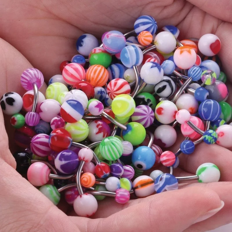 10/20/30/50 PCS Acrylic Belly Piercing Lot Bar Mix Belly Button Ring Pack Navel Piercing Set Navel Bar Pack Piercing Ombligo Lot
10/20/30/50 PCS Acrylic Belly Piercing Lot Bar Mix Belly Button Ring Pack Navel Piercing Set Navel Bar Pack Piercing Ombligo Lot