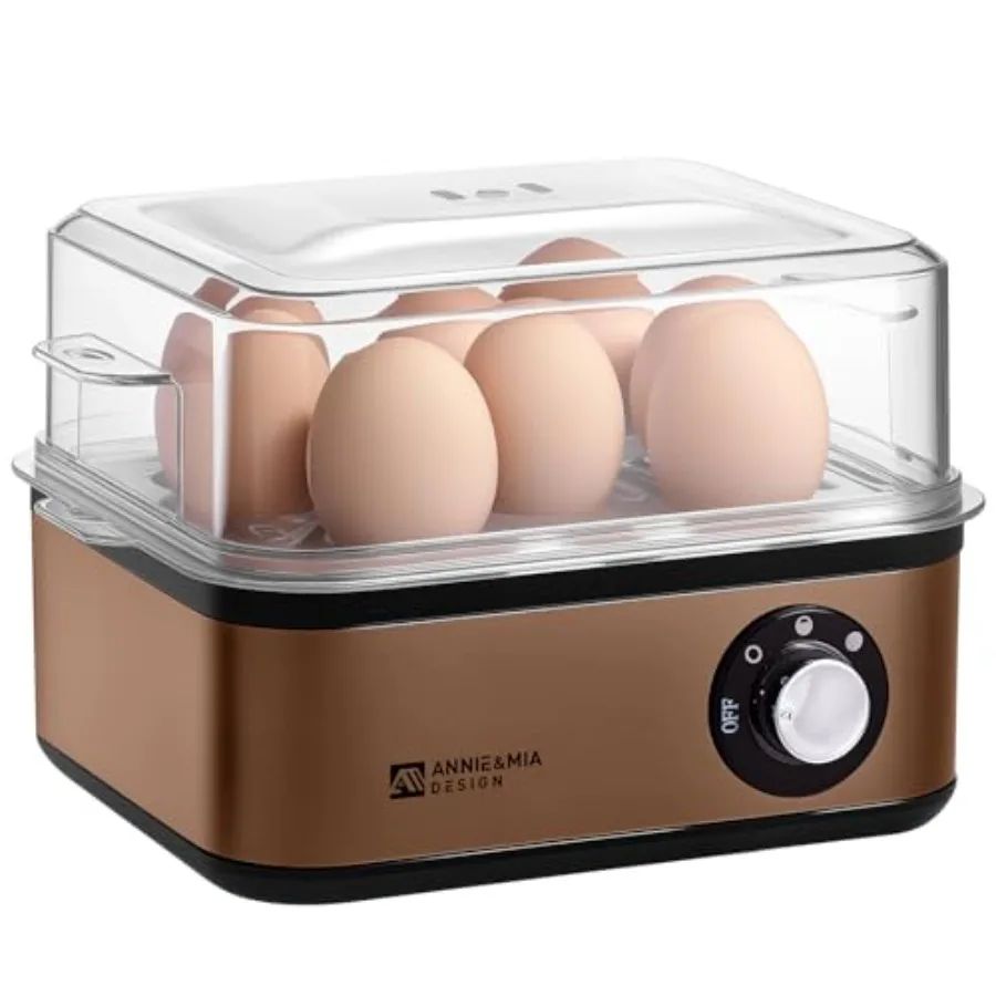 Stainless Steel Electric Rapid Egg Cooker 8 Egg Capacity 500W Soft/Medium/Hard Boiled Egg Boiler Poacher Steamer Omelet Maker K
Stainless Steel Electric Rapid Egg Cooker 8 Egg Capacity 500W Soft/Medium/Hard Boiled Egg Boiler Poacher Steamer Omelet Maker K