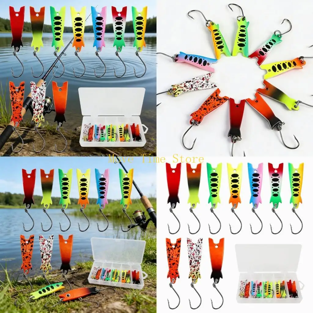 92ME 10Pcs Fishing Spoon Lures Set Metal Baits Trout Fishing Baits Fishing Accessories
92ME 10Pcs Fishing Spoon Lures Set Metal Baits Trout Fishing Baits Fishing Accessories