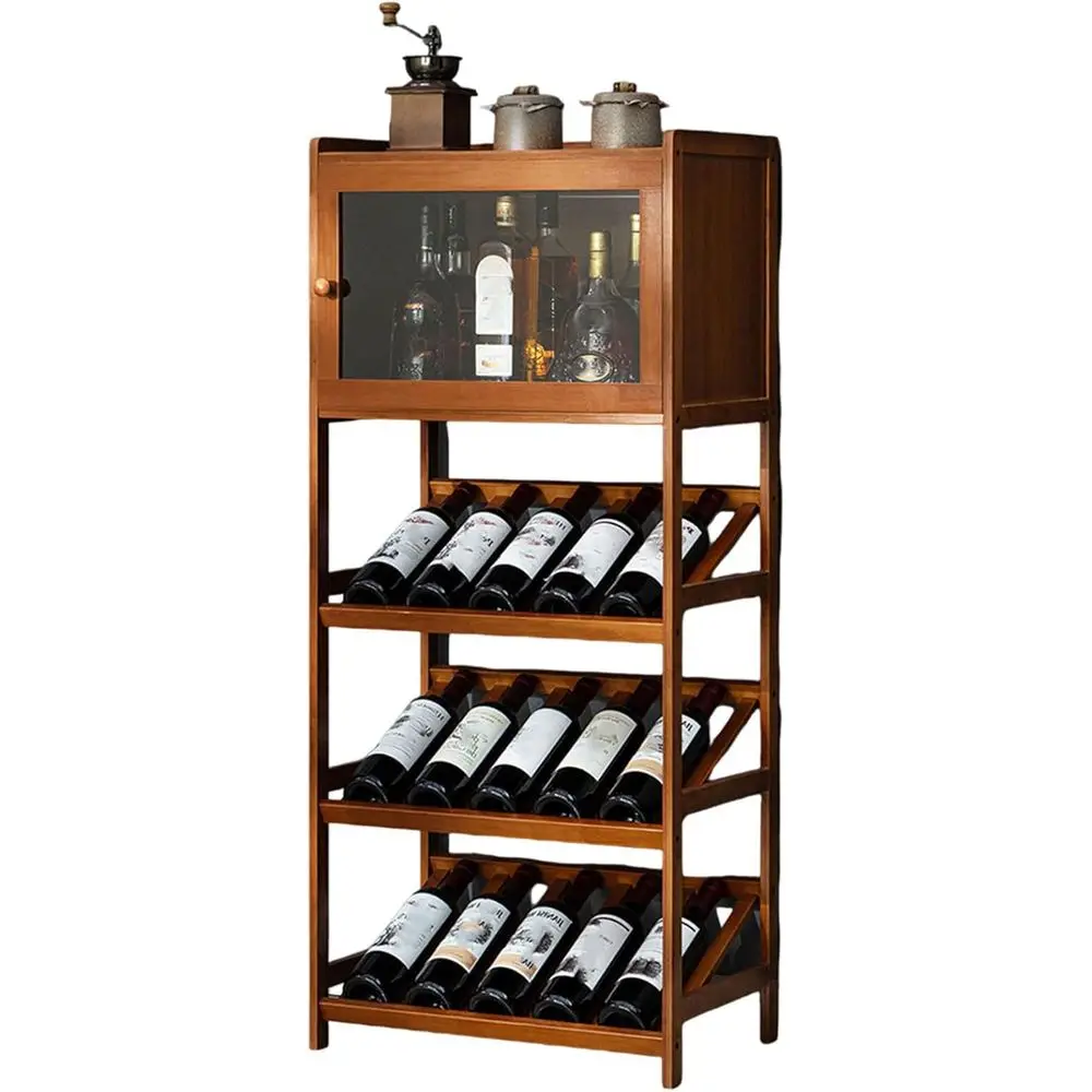 Acrylic Door Wine Bar Cabinet with 3/4 Tier Bottle Storage for Living, Dining, and Kitchen Spaces
Acrylic Door Wine Bar Cabinet with 3/4 Tier Bottle Storage for Living, Dining, and Kitchen Spaces