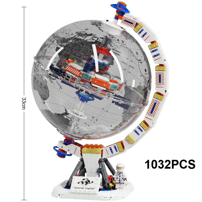 Creative Tech Light Up Globe Blocks 1032PCS STEM Toy High Tech Bricks Science Gift Home Decor
Creative Tech Light Up Globe Blocks 1032PCS STEM Toy High Tech Bricks Science Gift Home Decor