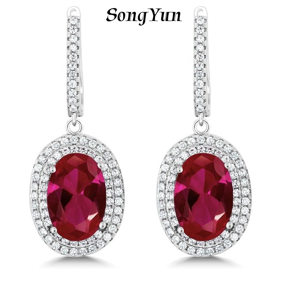 SONGYUN Luxury Jewelry 925 Sterling Silver Earrings Lab Grown Emerald Oval Formal Wear for Women 18K Gold Plated Anniversary Ear
SONGYUN Luxury Jewelry 925 Sterling Silver Earrings Lab Grown Emerald Oval Formal Wear for Women 18K Gold Plated Anniversary Ear