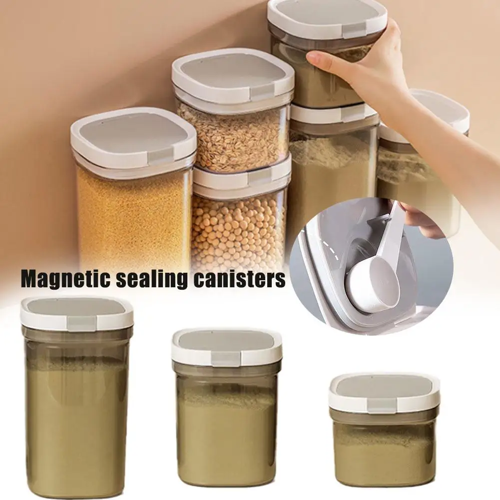 Silicone Magnetic Sealed Coffee Container Plastic Storage Organizer Cereals Milk Kitchen Storage Cans Sealed Powder Grain F R4X9
Silicone Magnetic Sealed Coffee Container Plastic Storage Organizer Cereals Milk Kitchen Storage Cans Sealed Powder Grain F R4X9