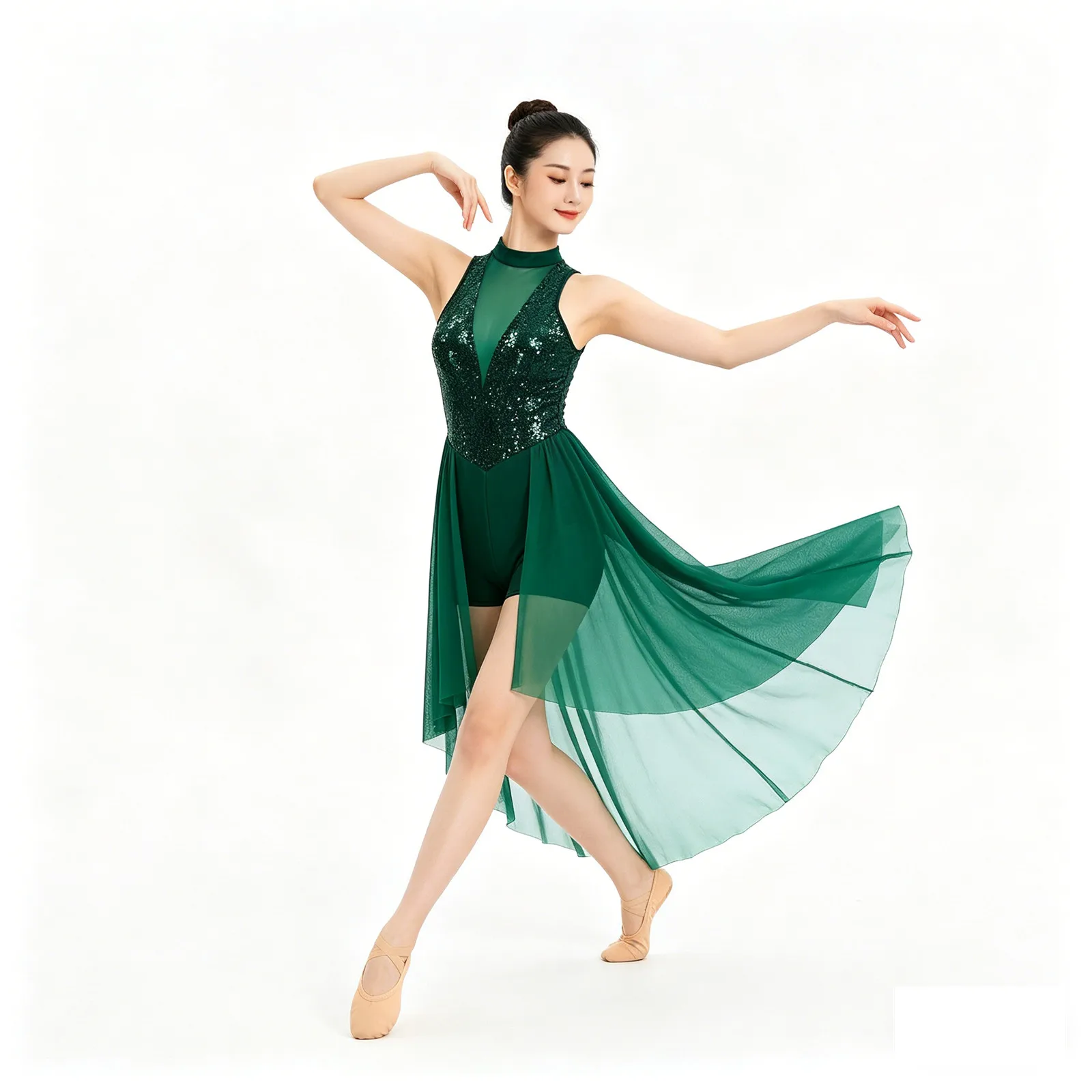Womens Adult Gymnastics Figure Skating Ballet Lyrical Dance Dress Modern Contemporary Costume Sequins Long Flowy Maxi Long Dress
Womens Adult Gymnastics Figure Skating Ballet Lyrical Dance Dress Modern Contemporary Costume Sequins Long Flowy Maxi Long Dress