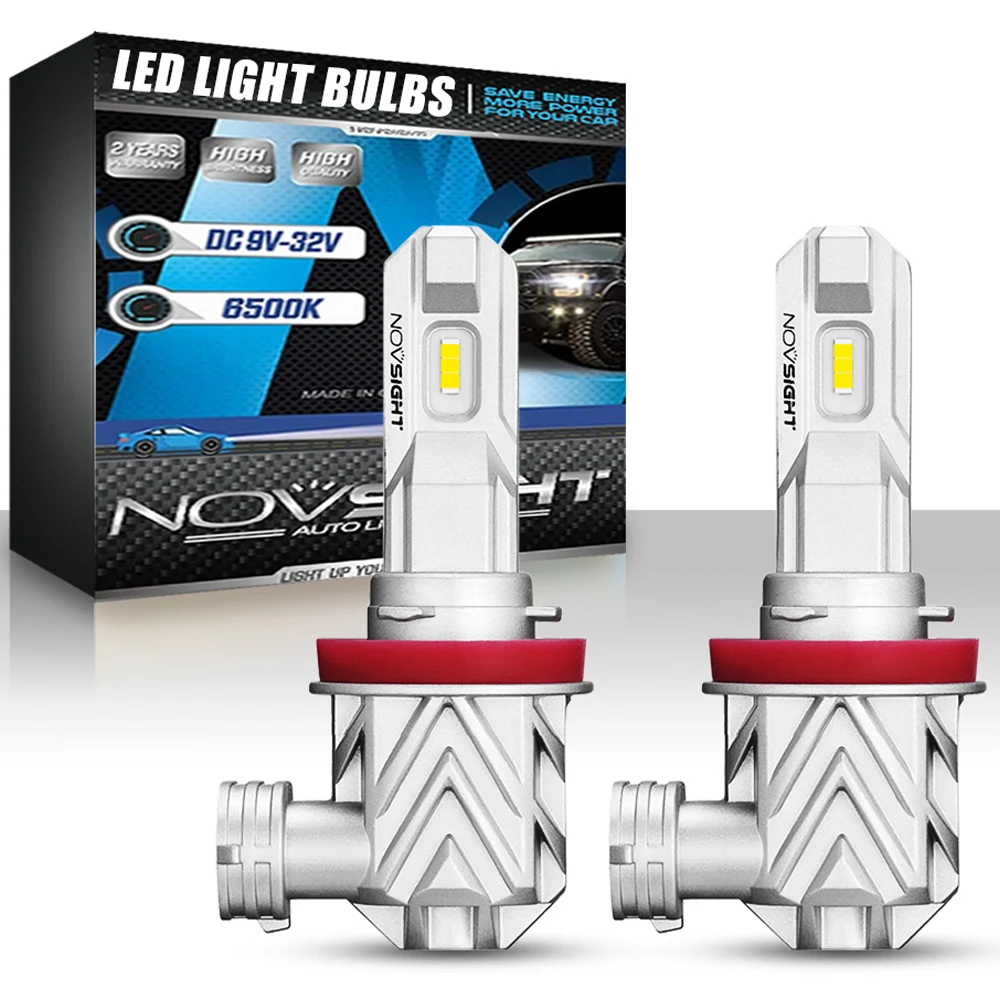 NOVSIGHT Car Fog Lamp H11 H8 H9 H16JP Led Bulbs 50W 12V 10000LM 6000K White 1:1 Mini Design Auto Light Car Accessories
NOVSIGHT Car Fog Lamp H11 H8 H9 H16JP Led Bulbs 50W 12V 10000LM 6000K White 1:1 Mini Design Auto Light Car Accessories