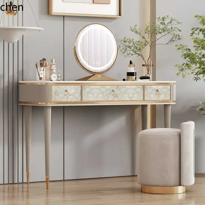 DSA solid wood dresser modern simple bedroom high sense solid wood slate shell with mirror
DSA solid wood dresser modern simple bedroom high sense solid wood slate shell with mirror