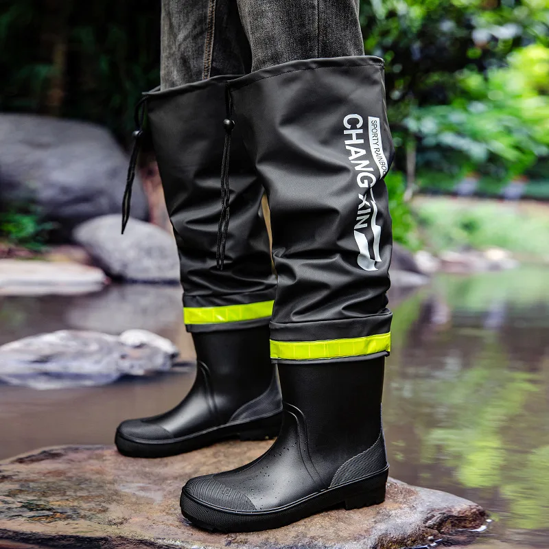 Men's Rain Boots Fashion High-Top Rain Boots For Outer Wear Long-Tube Waterproof And Non-Slip Couple Style Outdoor Fishing Boots
Men's Rain Boots Fashion High-Top Rain Boots For Outer Wear Long-Tube Waterproof And Non-Slip Couple Style Outdoor Fishing Boots