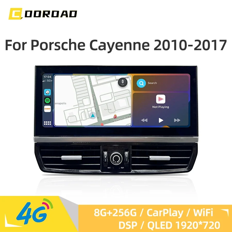 CarPlay Android 14.0 GPS Navigation 4G WiFi Bluetooth 1920*720 Multimedia Player Stereo Car Radio For Porsche Cayenne 2010-2017
CarPlay Android 14.0 GPS Navigation 4G WiFi Bluetooth 1920*720 Multimedia Player Stereo Car Radio For Porsche Cayenne 2010-2017
