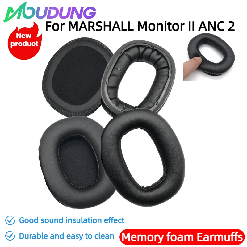 MOUDUNG Replacement Ear Pads Headset Foam Cushion Suitable for MARSHALL Monitor II ANC 2 Headphone Soft Protein Sponge Cover
MOUDUNG Replacement Ear Pads Headset Foam Cushion Suitable for MARSHALL Monitor II ANC 2 Headphone Soft Protein Sponge Cover