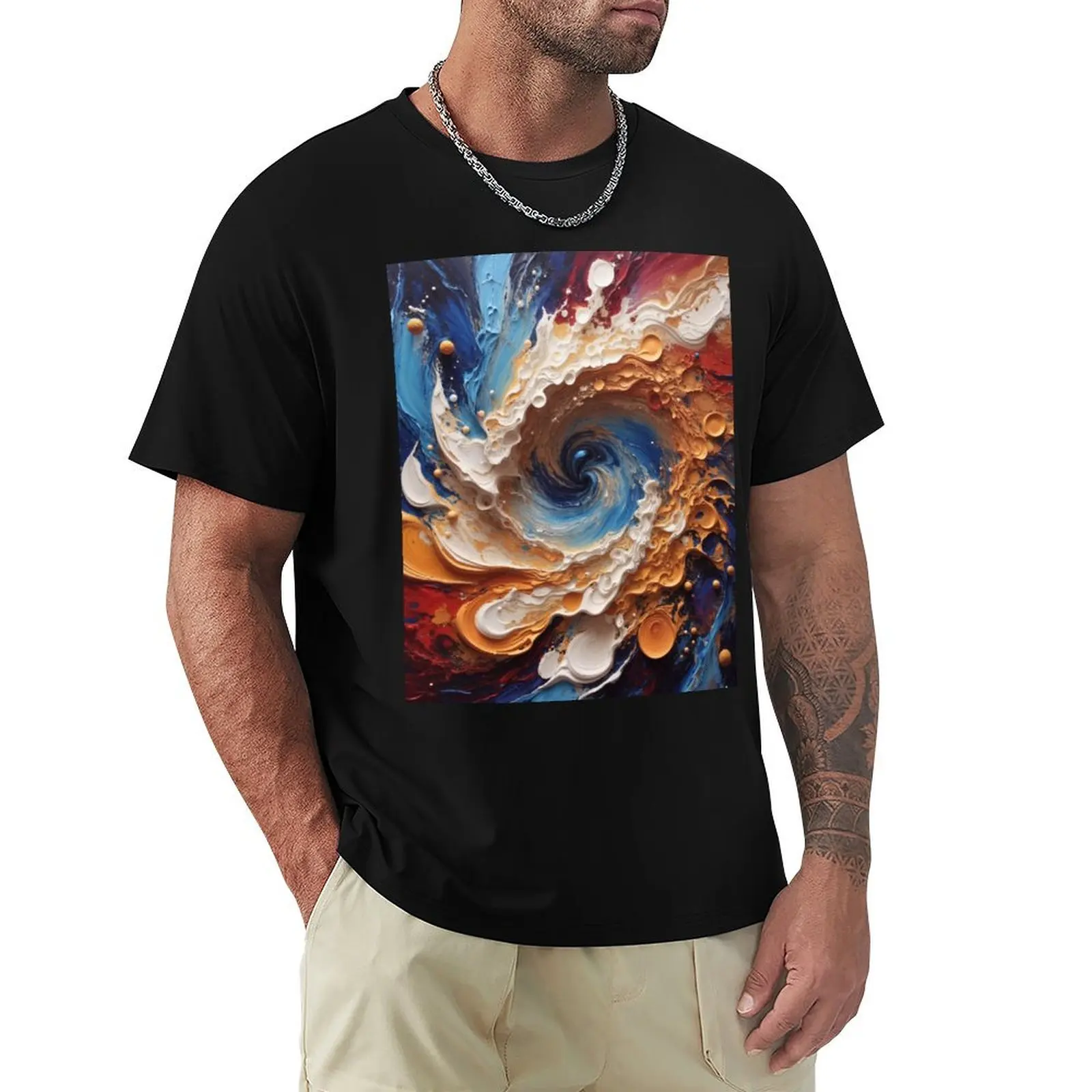 Cosmic Ocean Vortex T-Shirt oversized t shirt custom t-shirts sports fans blue archive Short sleeve tee men
Cosmic Ocean Vortex T-Shirt oversized t shirt custom t-shirts sports fans blue archive Short sleeve tee men