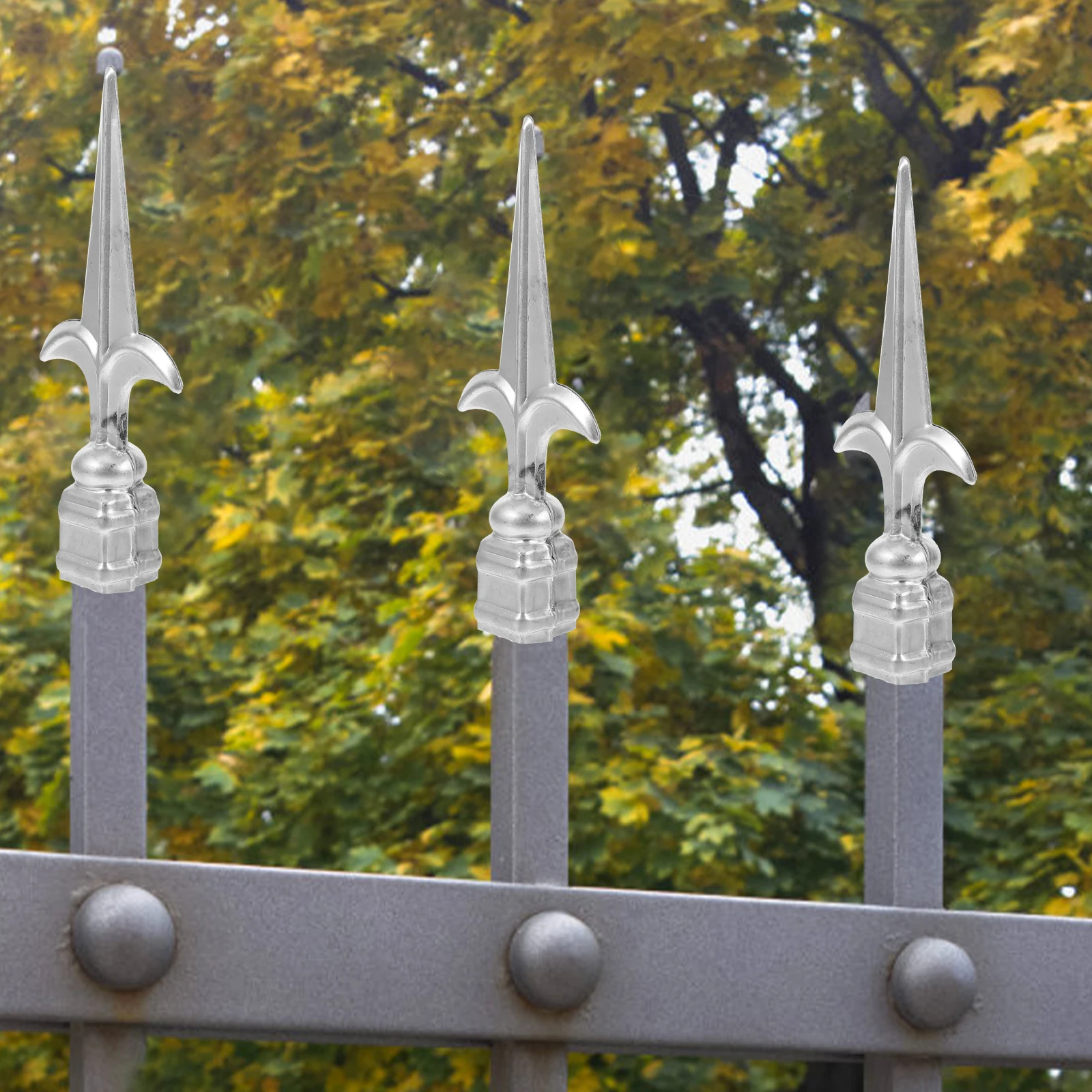 4pcs Spearhead Iron Flower Fence Accessories Hollow Steel Caps for 20mm Gate Decorative Post Toppers Outdoor
4pcs Spearhead Iron Flower Fence Accessories Hollow Steel Caps for 20mm Gate Decorative Post Toppers Outdoor