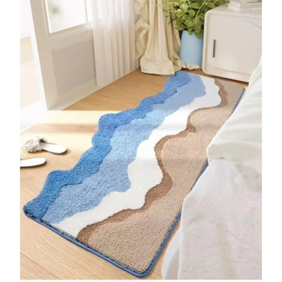 lue Ocen Wve th Mt Cute Costl ech Theme Decor Non Slip Wshle throom Rugs th Mts for edroom throom Hllwy Home Decor Indoor Doorm
lue Ocen Wve th Mt Cute Costl ech Theme Decor Non Slip Wshle throom Rugs th Mts for edroom throom Hllwy Home Decor Indoor Doorm