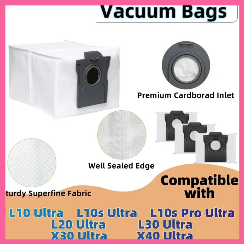 ABNM Combatible For Dreame L10S Pro/X30 Ultra/X40 Ultra Robot Vacuum Auto-Emptying Bas,3.2-Liter Large Capacity,Dust Bags
ABNM Combatible For Dreame L10S Pro/X30 Ultra/X40 Ultra Robot Vacuum Auto-Emptying Bas,3.2-Liter Large Capacity,Dust Bags