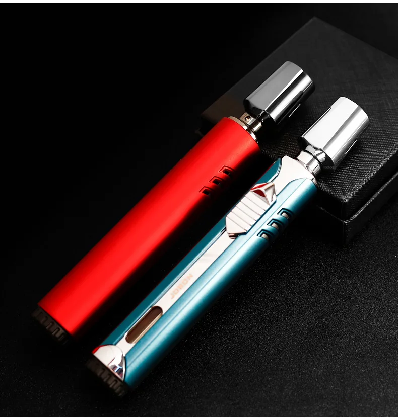 New Creative Three Fire Cigar Spray Gun Metal Strip Windproof Direct Charge Blue Flame Visible Gas Chamber Lighter Men's Gift
New Creative Three Fire Cigar Spray Gun Metal Strip Windproof Direct Charge Blue Flame Visible Gas Chamber Lighter Men's Gift