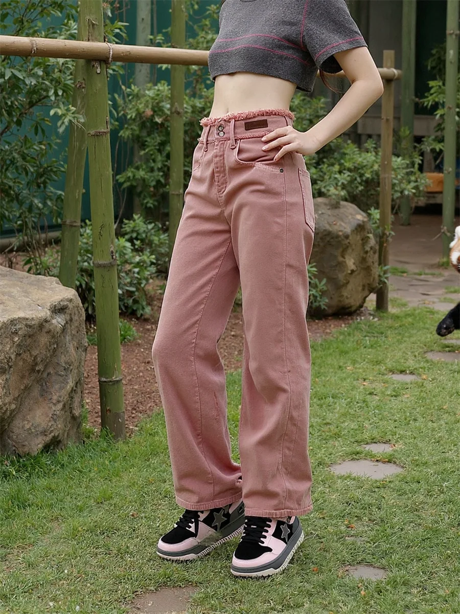 Широкие джинсы с высокой талией для девочек, джинсовые брюки, женская одежда, зимняя деконструкция, полноразмерная домашняя одежда в китайском стиле для отдыха
Широкие джинсы с высокой талией для девочек, джинсовые брюки, женская одежда, зимняя деконструкция, полноразмерная домашняя одежда в китайском стиле для отдыха