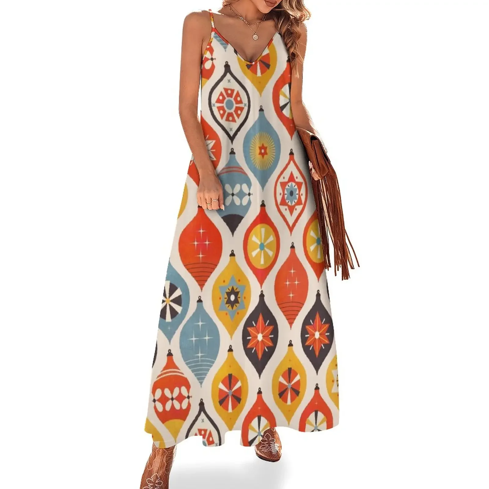 Christmas Tree Decorations Sleeveless Dress dresses for woman elegant chic women dresses promotion Dress
Christmas Tree Decorations Sleeveless Dress dresses for woman elegant chic women dresses promotion Dress