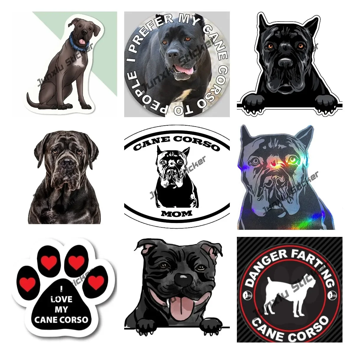 Italian Cane Corso Cute Dog Decal Black Cane Corso Dog Breed Car Sticker Accessories for Motorcycle Pickup Car Body 4x4 Off Road
Italian Cane Corso Cute Dog Decal Black Cane Corso Dog Breed Car Sticker Accessories for Motorcycle Pickup Car Body 4x4 Off Road